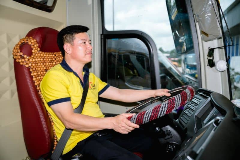 Tài xế xe khách Đức Phát nhiều năm kinh nghiệm trong nghề