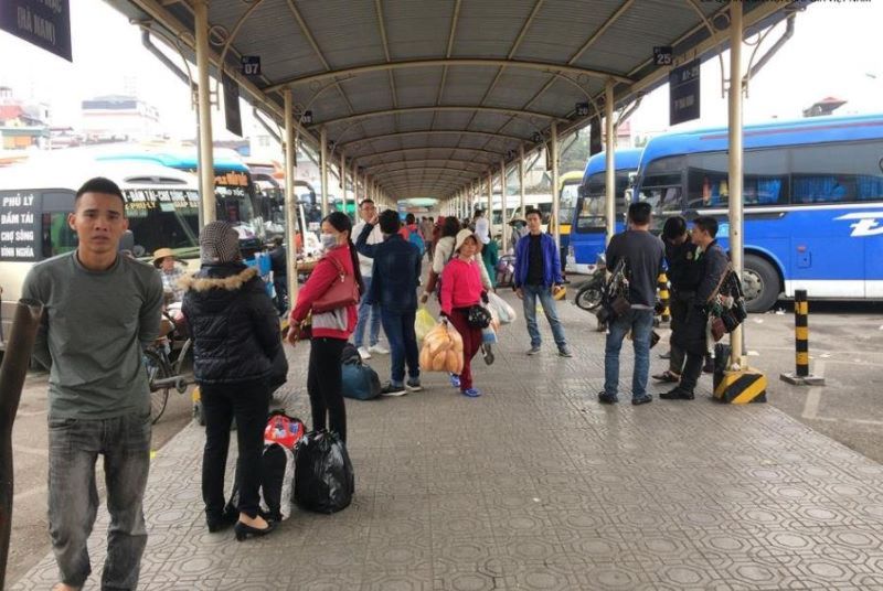 xe khách bến Mỹ Đình 2